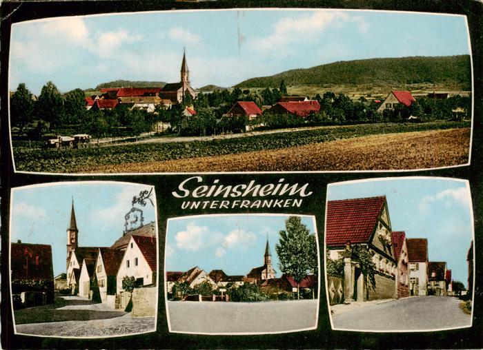Seinsheim Panorama Kirche Ortspartien
