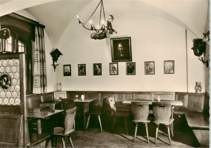 Wuerzburg Bayern Weinstuben Maulaffenbaeck Gaststube