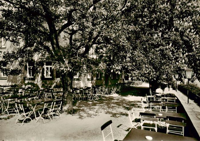 Wuerzburg Bayern Gutsschaenke Schuetzenhof Terrasse