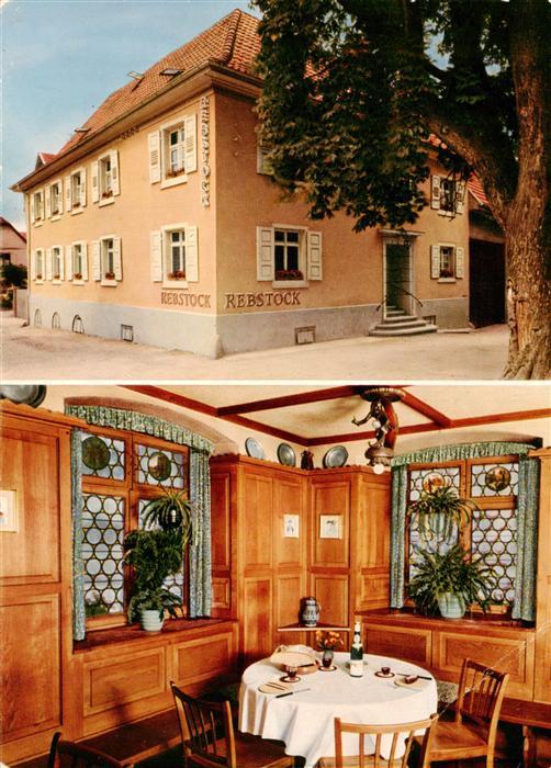 Auggen Gasthaus zum Rebstock Gaststube