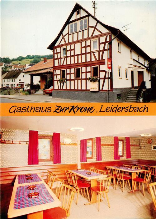 Leidersbach Gasthaus Zur Krone Gastraum