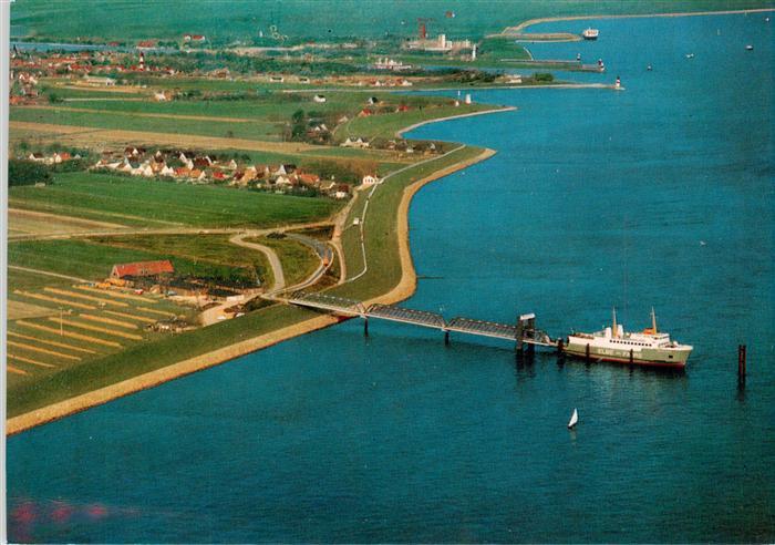 Brunsbuettel Elbefaehre Cuxhaven Brunsbuettel Faehrschiff Schleswig Holstein am