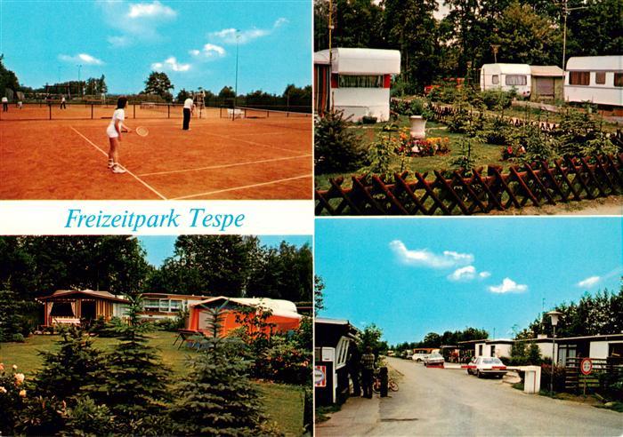 Tespe Freizeitpark Camping Hotel Restaurant Tennisplatz