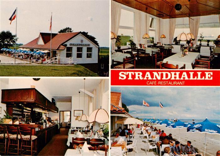 Brunsbuettel Strandhalle Cafe Restaurant Strandpartie