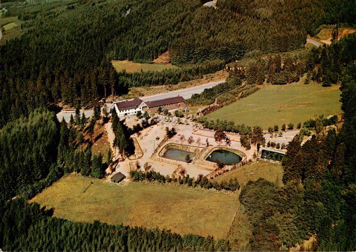 Oberhundem Waldhaus Hirschgehege Fliegeraufnahme