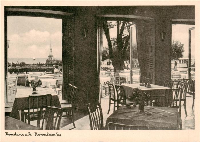 Konstanz Bodensee Gaststaette Konzil am See