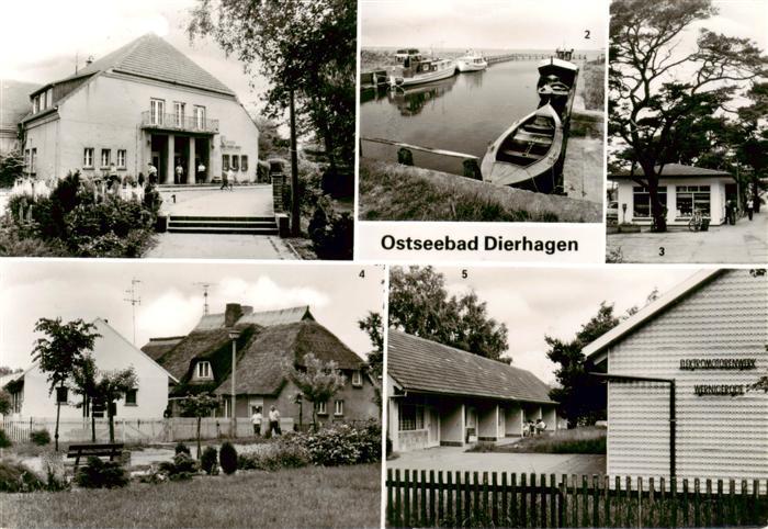 Dierhagen Ostseebad FDGB Erholungsheim Ernst Moritz Arndt Hafen Strandweg Ortsmo