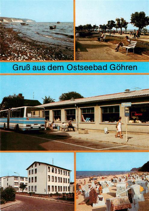 Goehren Ostseebad Ruegen Suedstrand Promenade HO Kaufhalle Rationell Erholungsh