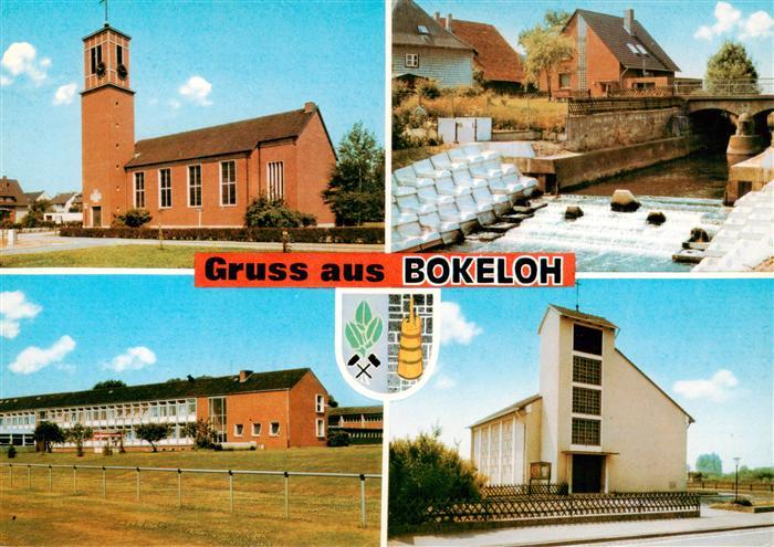 Bokeloh  Wunstorf Niedersachsen Kirchen Schule Bruecke