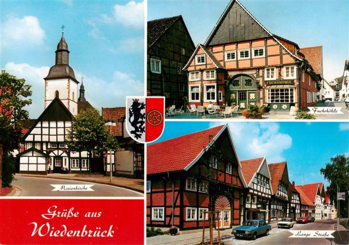 Wiedenbrueck Rheda-Wiedenbrueck Marienkirche Fuchshoehle Lange Strasse