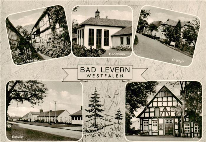 Bad Levern Stiller Winkel Badehaus Ortsteil Schule Amt