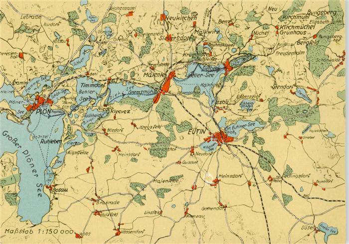 Eutin Schleswig-Holstein Gebietskarte
