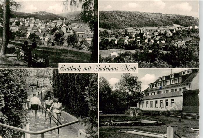 Endbach Bad Badehaus Koch Wassertretanlage Panorama