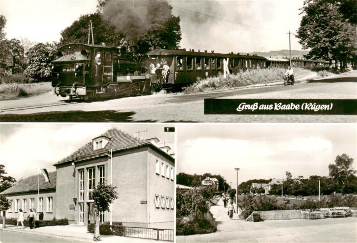 Baabe Ostseebad Ruegen Dampflok Reichsbahn Erholungsheim Ernst Kamieth