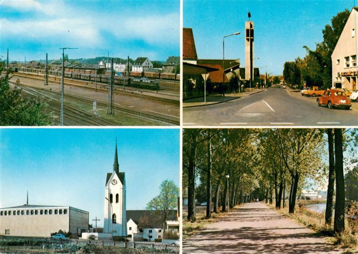 Loehne Detmold Bundesbahnhof Obernbeck Kirchen Werrepromenade