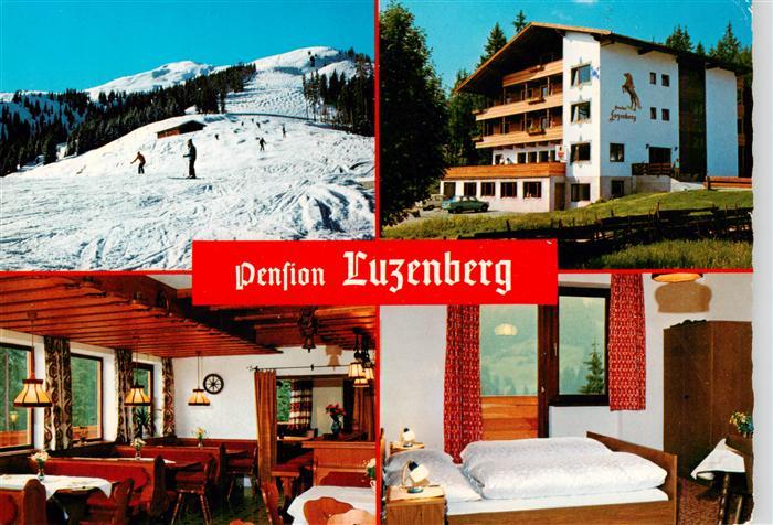Auffach Pension Luzenberg Gastraum Fremdenzimmer Wintersportplatz Alpen