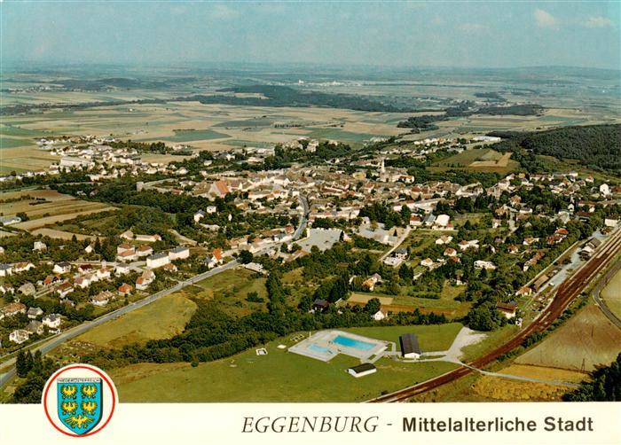 Eggenburg Niederoesterreich AT Panorama Mittelalterliche Stadt