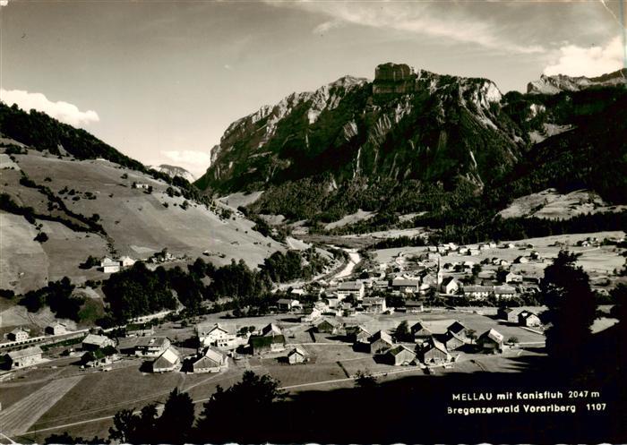 Mellau Vorarlberg Panorama mit Kanisfluh Bregenzerwald Vorarlberg