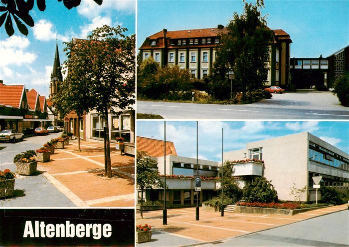 Altenberge Westfalen Teilansichten Ortszentrum Gebaeude