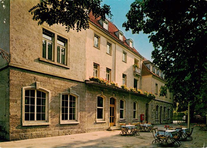 Heidingsfeld Wuerzburg Hotel Fischzucht Freiterrasse