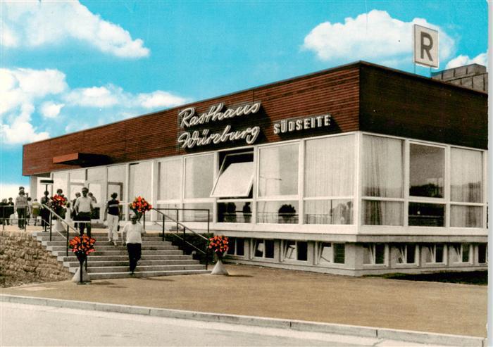 Wuerzburg Bayern BAB Rasthaus Wuerzburg Suedseite