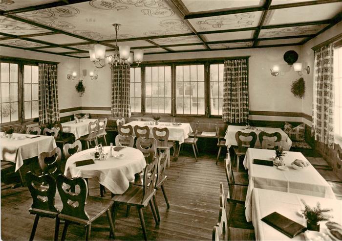 Wuerzburg Bayern Gaststaette Frankenhoehe Gastraum