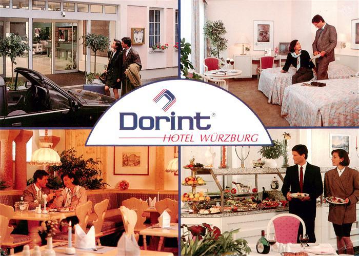 Wuerzburg Bayern Dorint Hotel Gastraum Zimmer Catering