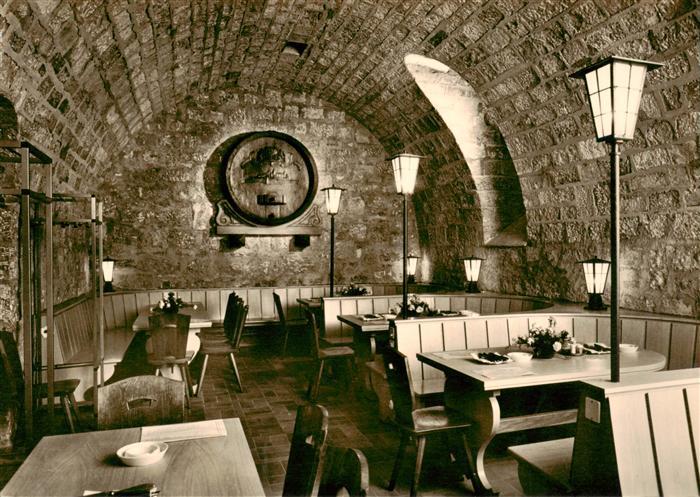 Wuerzburg Bayern Hofkellerei Weinstuben im Gesandtenbau der Residenz