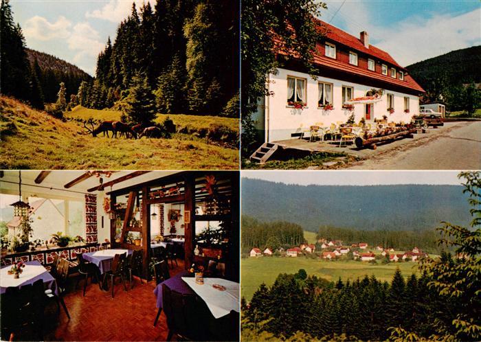 Schoenegruend Pension Vergiss mein nicht Gastraum Panorama Wildpark