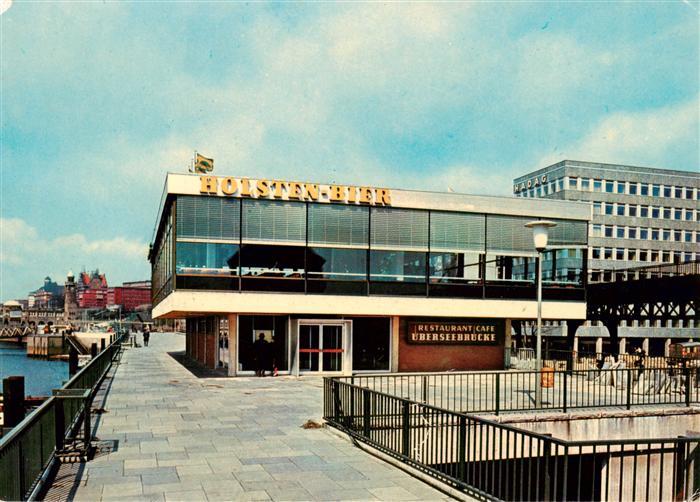 HAMBURG  CITY Restaurant Cafe ueberseebruecke