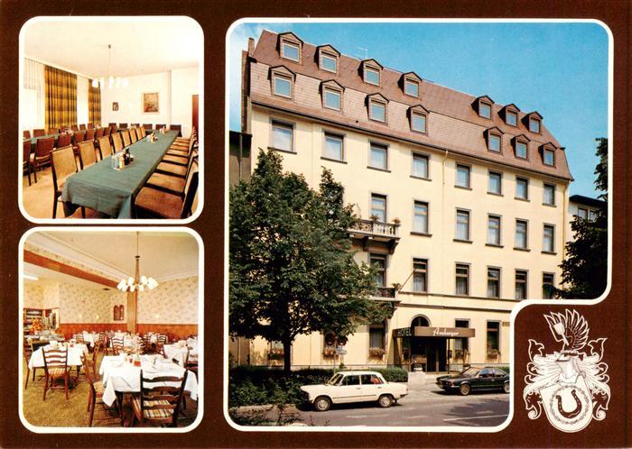 Wuerzburg Bayern Amberger Hotel garni Gastraeume