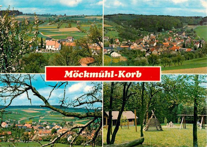 Korb Baden Panorama Kinderspielplatz