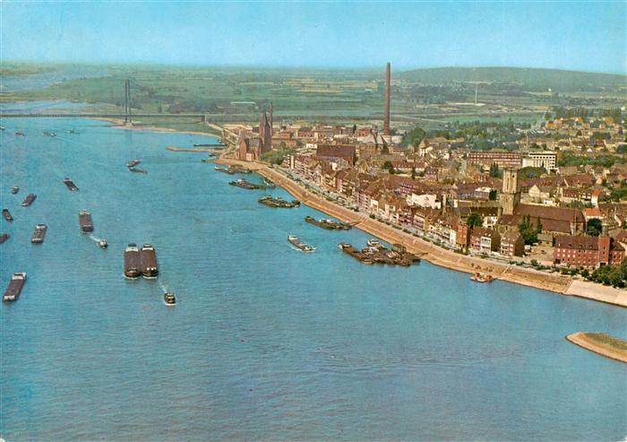 Emmerich Rhein Fliegeraufnahme