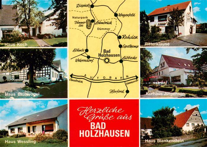 Bad Holzhausen Luebbecke Preussisch Oldendorf NRW Kurhaeuser Gaestehaeuser Pensi