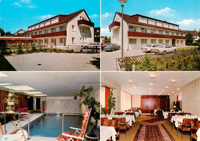 Bad Salzuflen Kurheim Kreitz Speisesaal Hallenbad