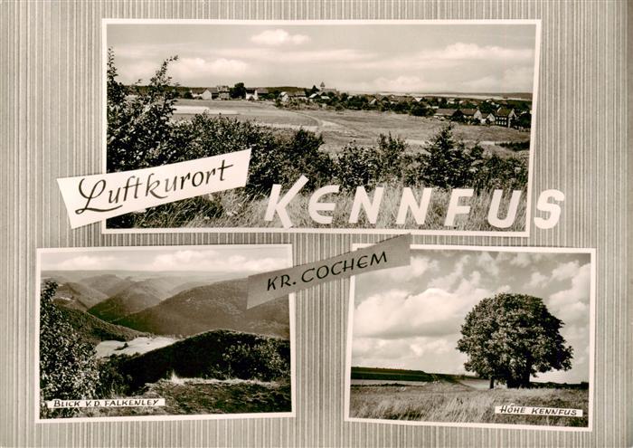 Kennfus Bad Bertrich Panorama Luftkurort Blick v.d. Falkenley Hohe Kennfus