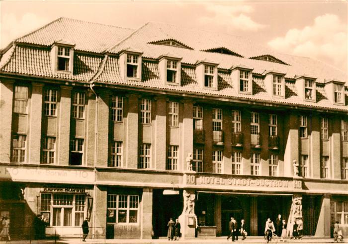 Guestrow Mecklenburg Vorpommern HO-Hotel Stadt Guestrow