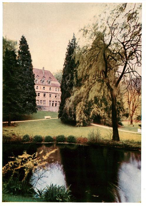 Bad Harzburg Ettershaus der Hertha von Siemens-Stiftung Park Teich