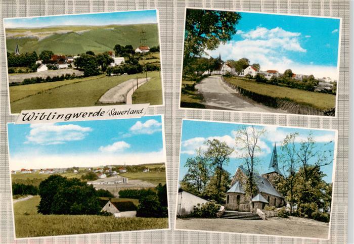 Wiblingwerde Gasthof Heinrich Winkhaus Panorama Kirche