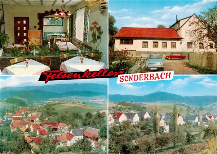 Sonderbach Gasthaus Felsenkeller Panorama