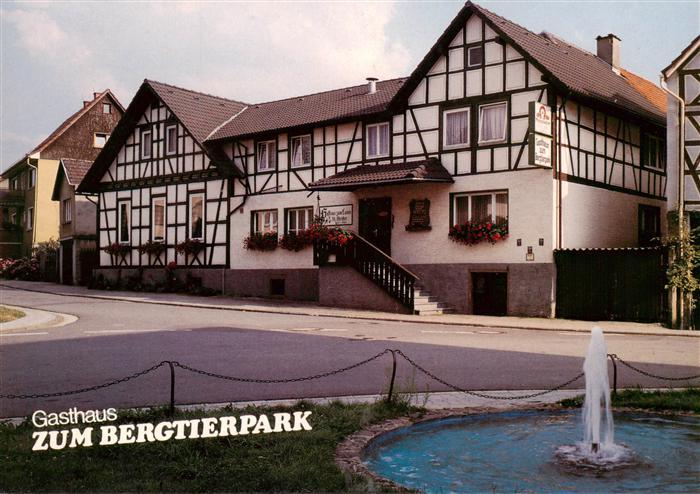 Erlenbach  Fuerth Gasthaus Zum Bergtierpark
