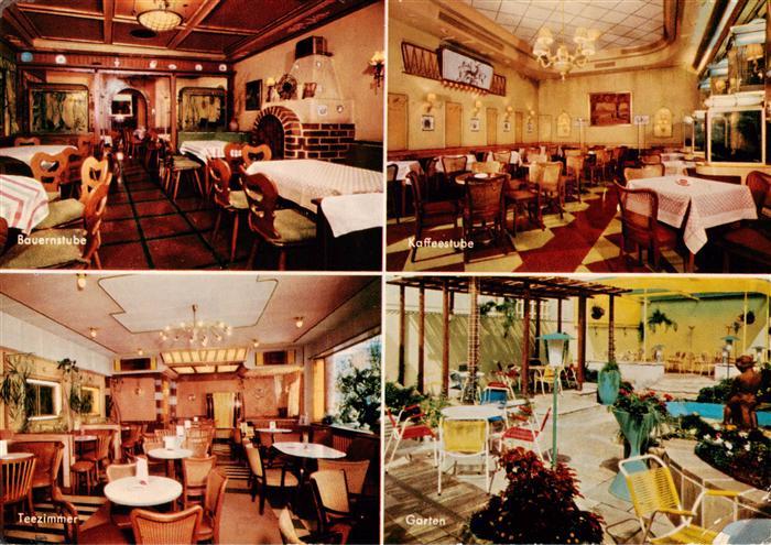 Frankfurt Main Eis Cafe WiPra Bauernstube Kaffeestube Teezimmer Garten