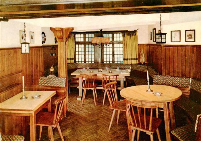 Oberkirchen Sauerland Schmallenberg Skatecke mit Ahnengalerie im Gasthof Schuett