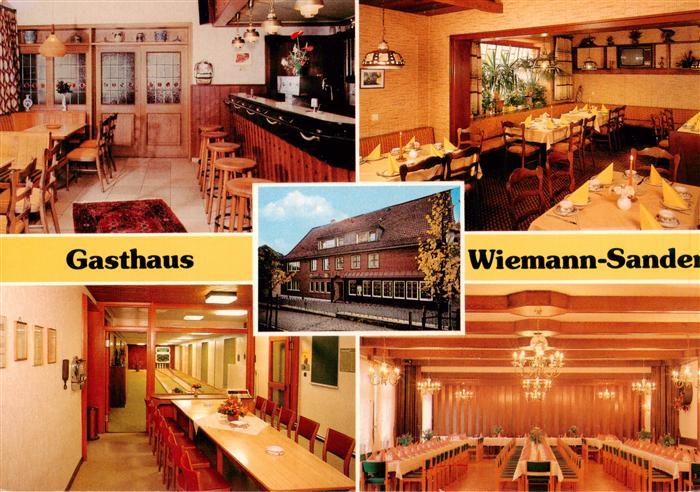 Glane Gasthaus Wiemann Sander Gastraeume Kegelbahn Bar Festsaal
