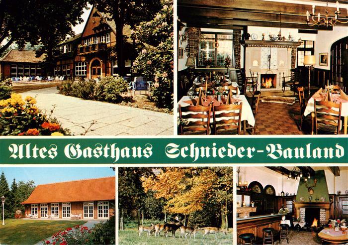 Coesfeld Altes Gasthaus Schnieder Bauland Gastraeume Tierpark