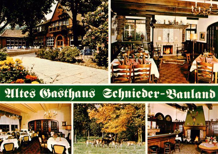 Coesfeld Altes Gasthaus Schnieder Bauland Gastraeume Tierpark