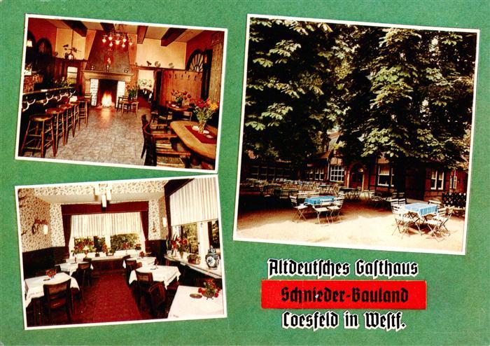 Coesfeld Altdeutsches Gasthaus Schnieder Bauland Gastraeume Terrasse