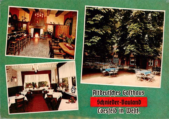 Coesfeld Altes Gasthaus Schnieder Bauland Gastraeume