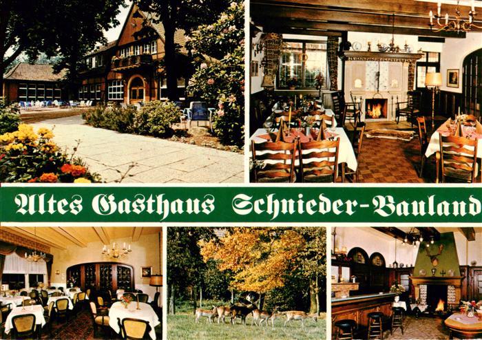 Coesfeld Altes Gasthaus Schnieder Bauland Gastraeume Tierpark