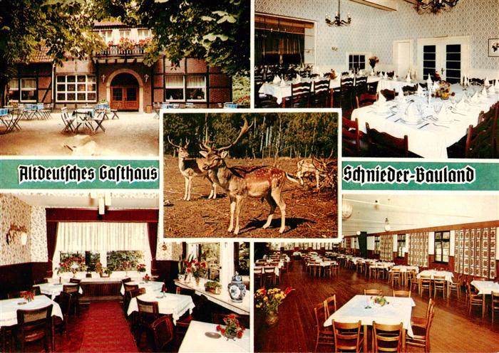 Coesfeld Altdeutsches Gasthaus Schnieder Bauland Gastraeume Tierpark